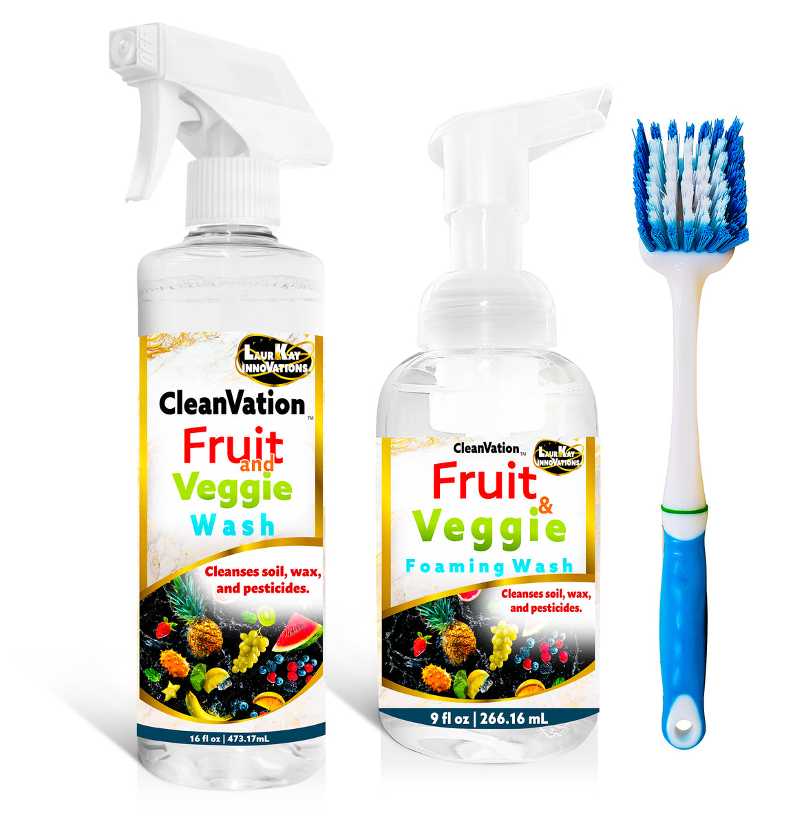 eatCleaner Original Triple Action Fruit + Veggie Wash (12 oz. Spray) –  eatcleaner