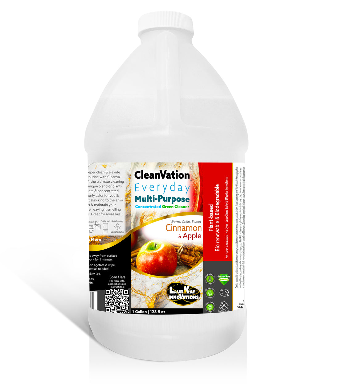CleanVation Everyday™ Refill: All Purpose Safer & Effective Concentrated Multi-Surface Cleaner