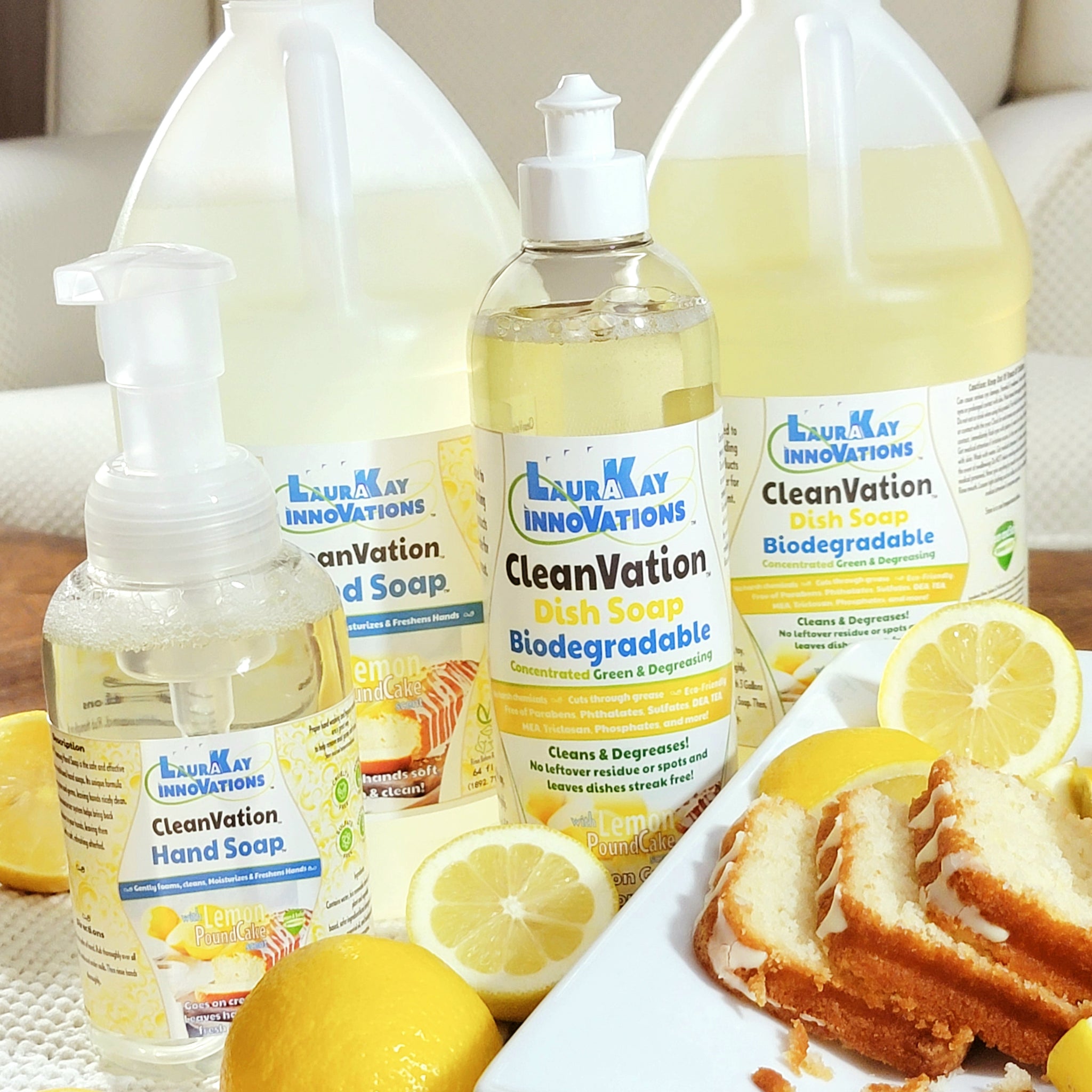 Made with 100% Natural Lemon Essential Oil