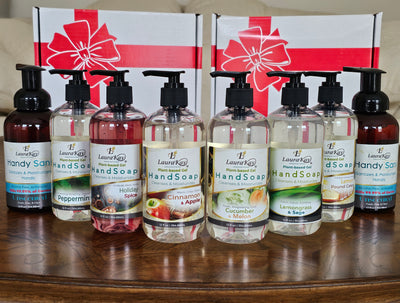 Gel Hand Soap & Handy Sani Gift Set