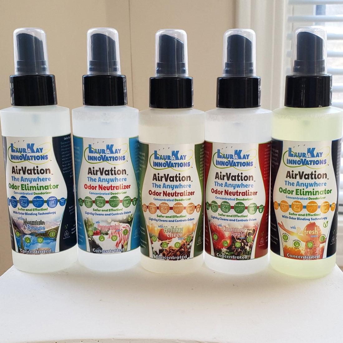 AirVation™ 5 Pack Holiday Bundle - Deodorizing Air Freshener