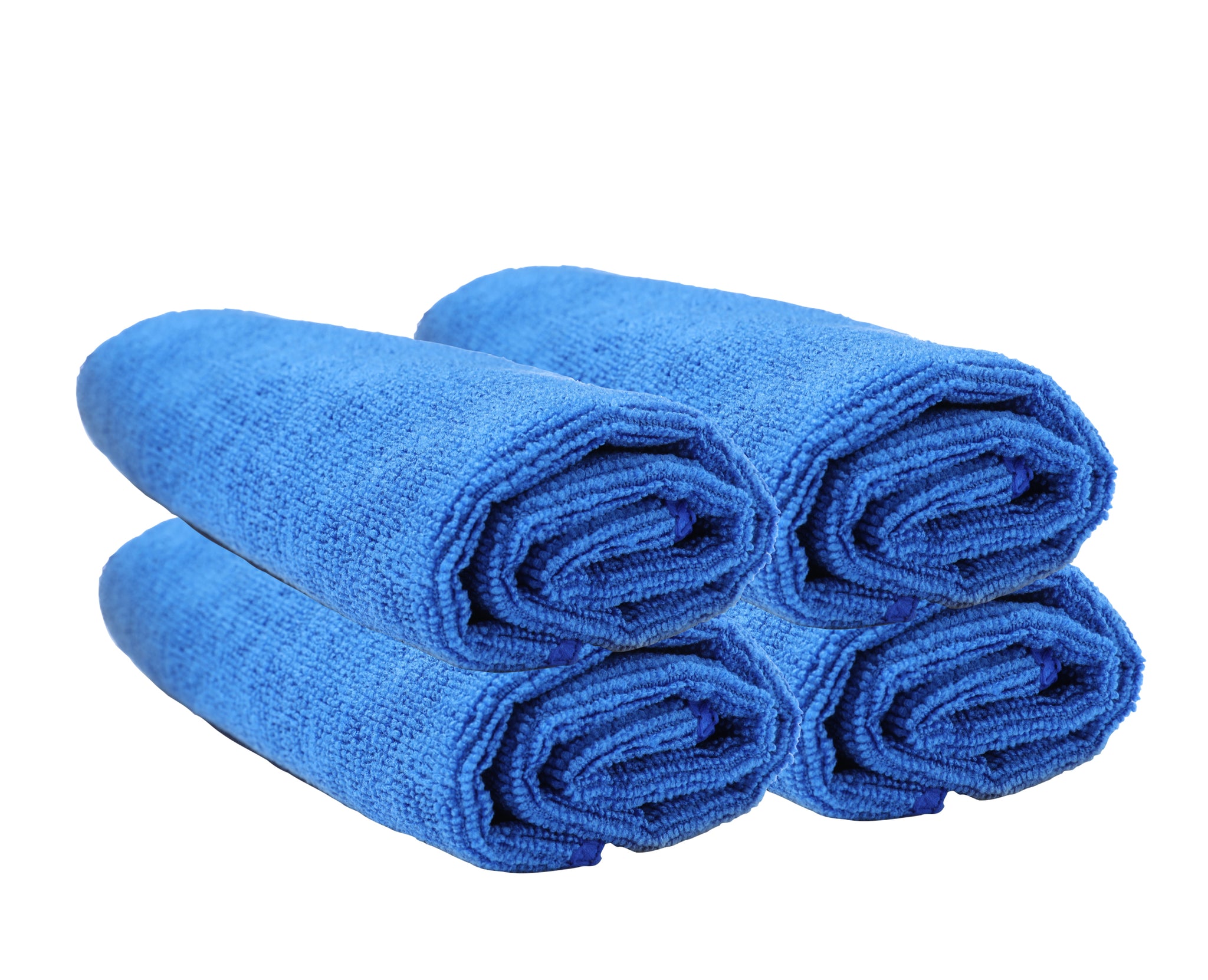 Premium Microfiber Cleaning and Polishing Cloth - 4 Pack Large Premium Reusable Microfiber Cloths