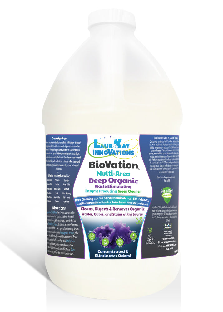 BioVation™ One Gallon Concentrated Probiotic Enzymatic Green Cleaner