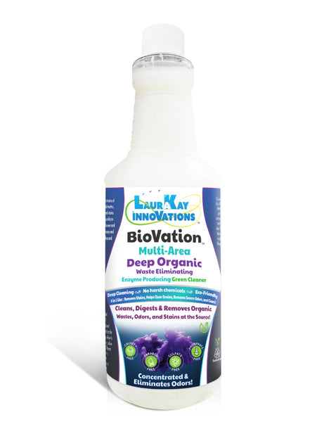 BioVation™ 32 fl oz Concentrated Probiotic Enzymatic Green Cleaner