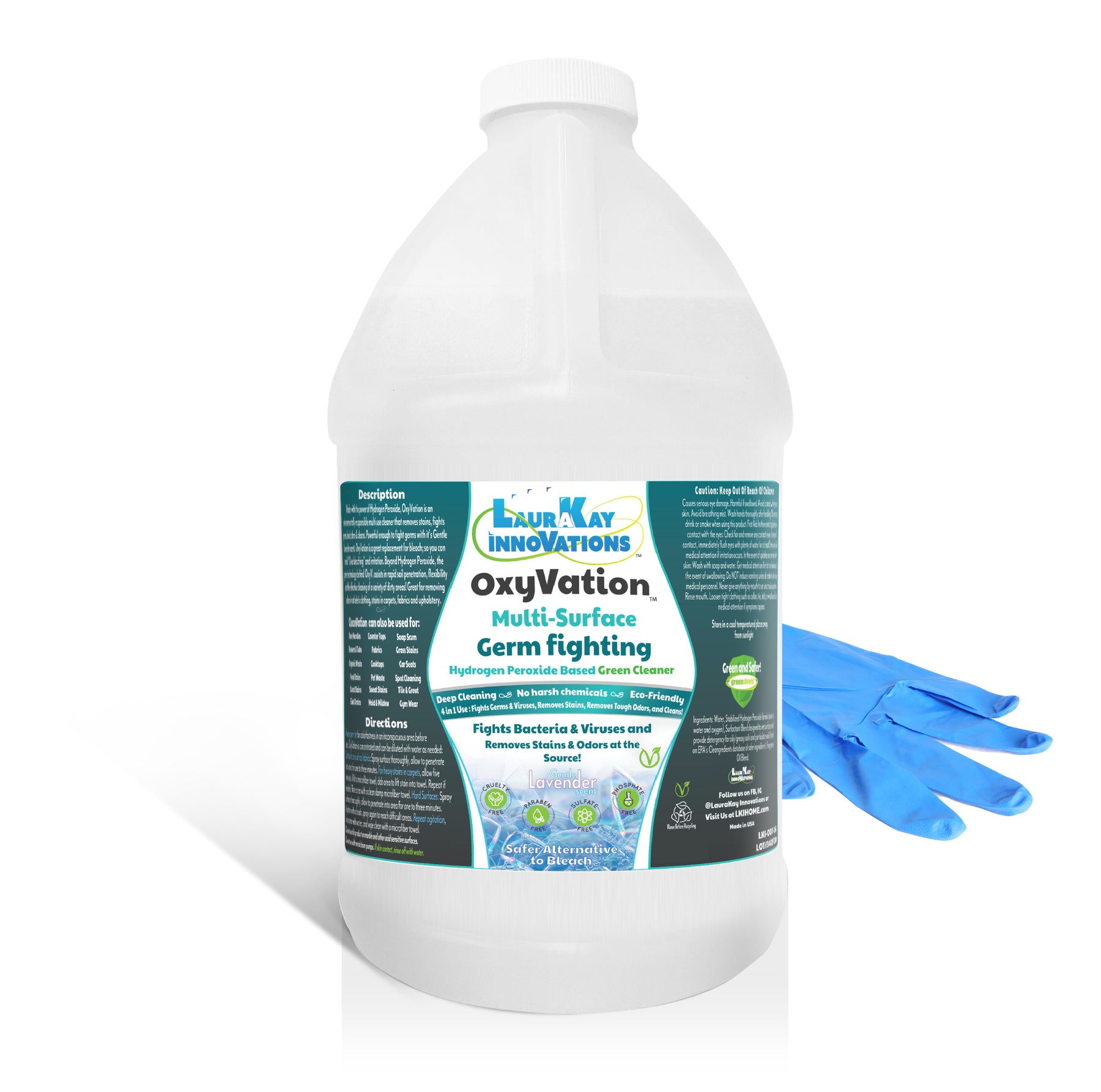 Spot Solution 1 Gallon Carpet & Upholstery Spot Cleaner for Stains Odor Free - Removes Pet Stain and People Stains No Soap, No Residue 128 oz