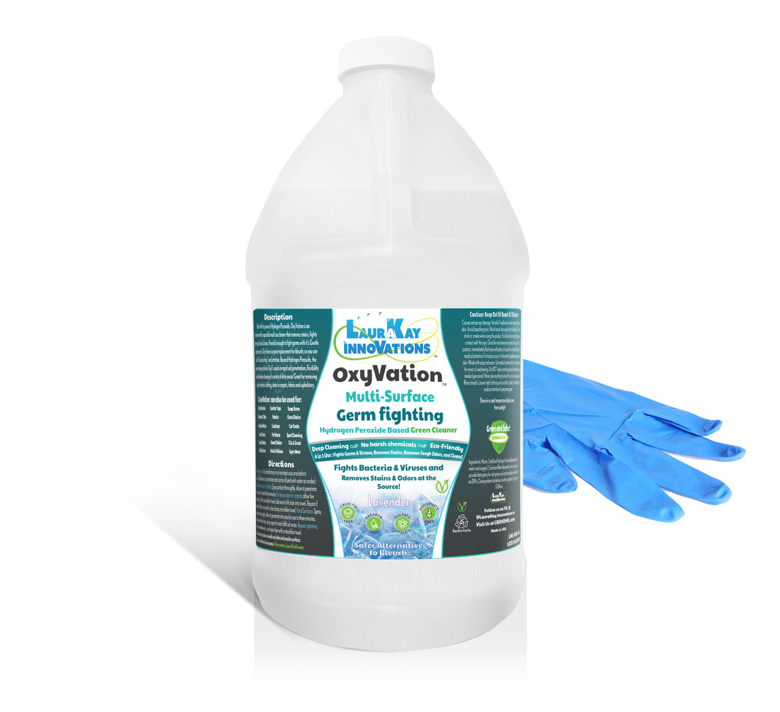 OxyVation™ 3 in 1 64 fl oz Refill: Germ & Virus Fighting, Stain and Odor, and Multi-Surface Green Cleaning - Gentle Lavender