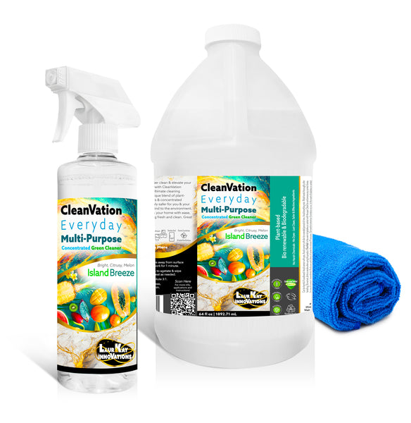 CleanVation Everyday 16 fl oz with 64 fl oz Refill Bundle All