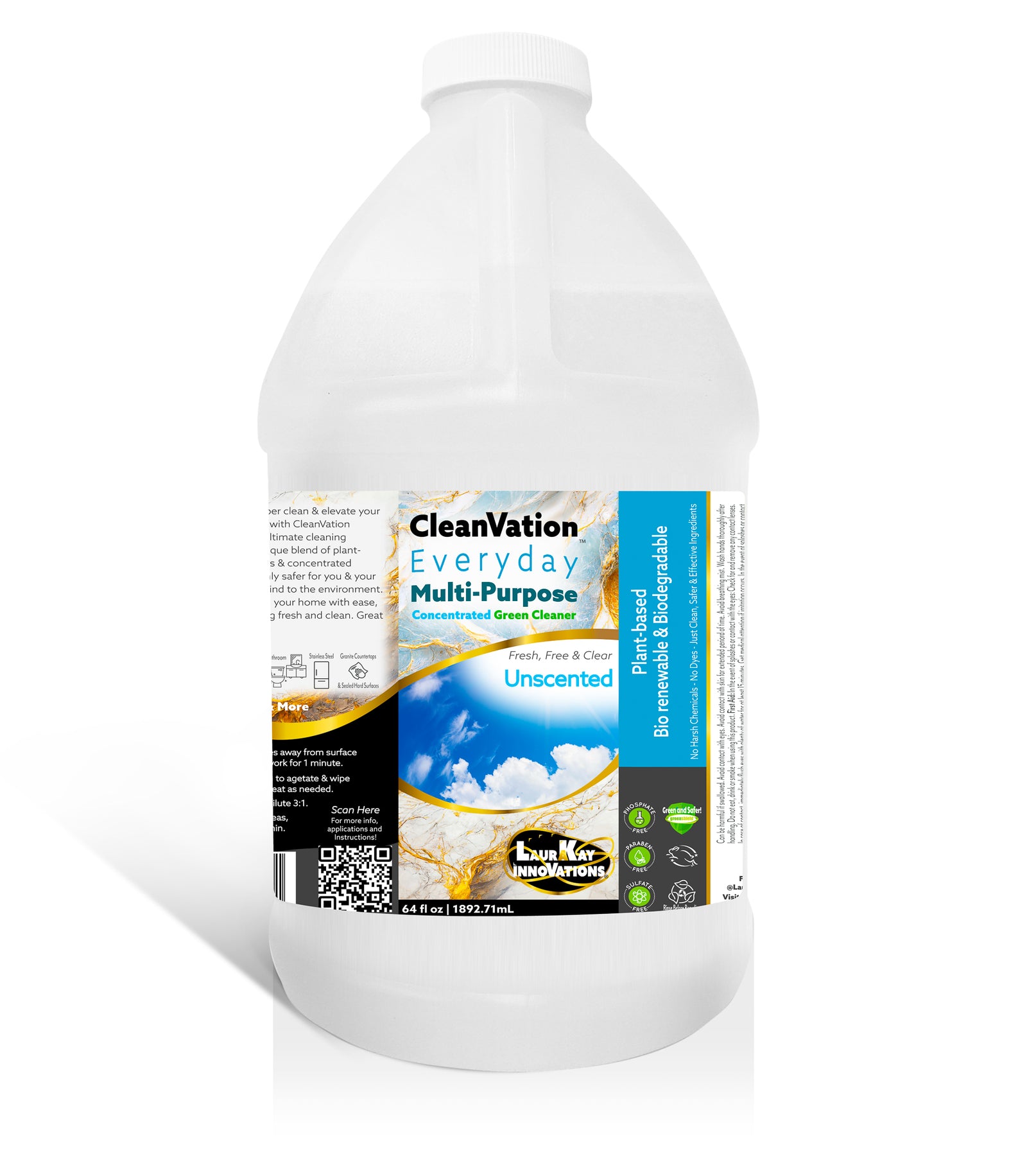 CleanVation Everyday 64 fl oz Refill All Purpose Safer